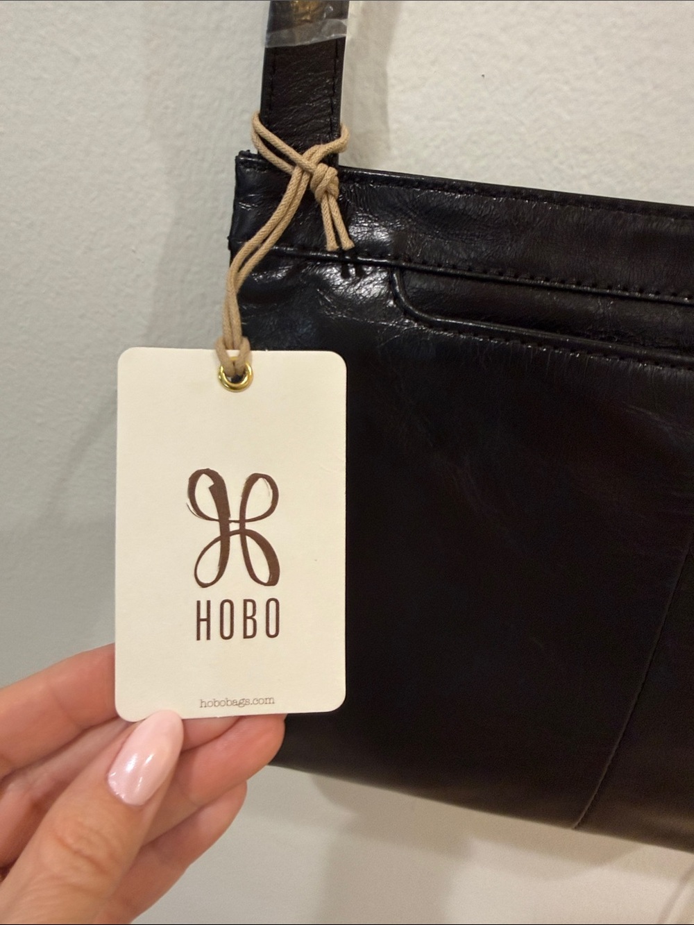 HOBO Black Crossbody with Front Zip Pockets - Picture 8 of 10